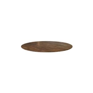 LABEL51 Eetkamertafel Modular Match - Espresso - Mangohout - 110 cm - Rond - Sloppy