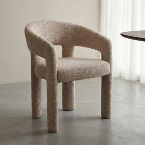 LABEL51 Eetkamerstoel Takara - Beige - Superb - Beige Stof