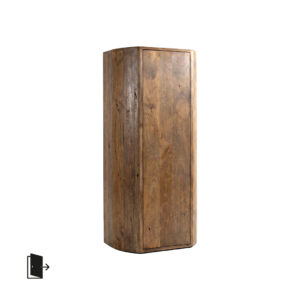 LABEL51 Bergkasten Saya - Nature Smooth - Mangohout - 140 cm - Rechts