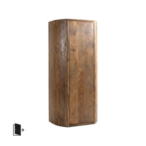 LABEL51 Bergkasten Saya - Nature Smooth - Mangohout - 160 cm - Rechts