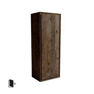 LABEL51 Bergkasten Nori - Espresso - Mangohout - 140 cm - Rechts