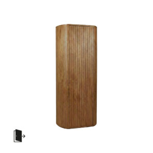 LABEL51 Bergkasten Miya - Nature Smooth - Mangohout - 140 cm - Rechts