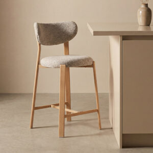 LABEL51 Barkruk Mika - Beige - Prestige - Laag