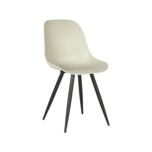 LABEL51 Eetkamerstoel Monza - Breeze - PP - Zwart Metaal