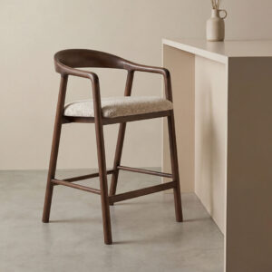 LABEL51 Barkruk Lone - Beige - Superb - Laag