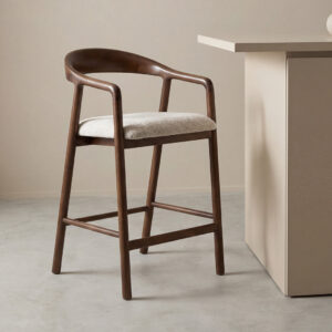 LABEL51 Barkruk Lone - Naturel - Superb - Laag