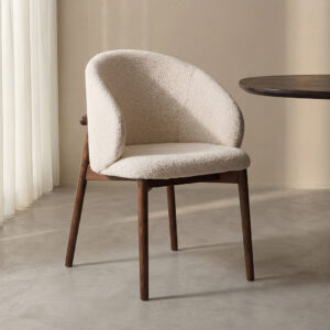 LABEL51 Eetkamerstoel Nagano - Naturel - Superb - Walnoot Hout