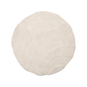 LABEL51 Vloerkleden Rima - Ivoor - Polyester - 200x200 cm - Rond