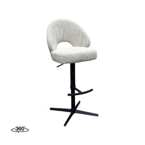 LABEL51 Barkruk Saint Tropez - Naturel - Royal Boucle - Gaslift