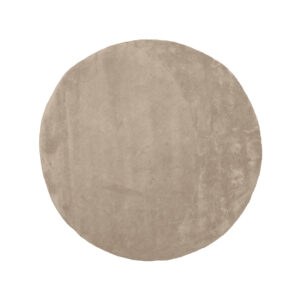 LABEL51 Vloerkleden Velo - Beige - Polyester - 200x200 cm - Rond