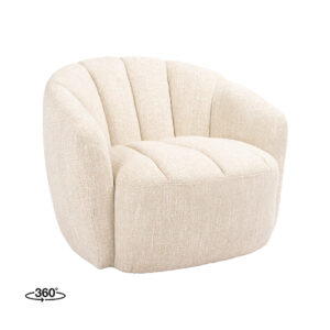 LABEL51 Fauteuil Marvito - Naturel - Rustic Weave - One Size