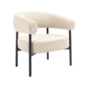 LABEL51 Fauteuil Delfina - Naturel - Royal Boucle - One Size