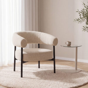 LABEL51 Fauteuil Delfina naturel royal boucle kopen