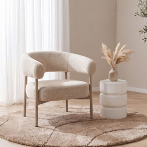 LABEL51 Fauteuil Delfina naturel royal boucle kopen