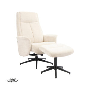 LABEL51 Fauteuil Tumba - Naturel - Raven - One Size