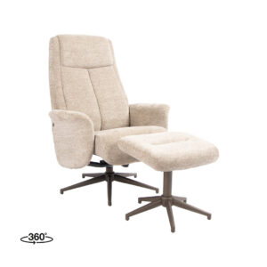 LABEL51 Fauteuil Tumba - Taupe - Raven - One Size