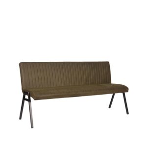 LABEL51 Eetkamerbanken Matz - Army - Microvezel - 175 cm