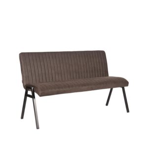 LABEL51 Eetkamerbanken Matz - Antraciet - Microvezel - 145 cm