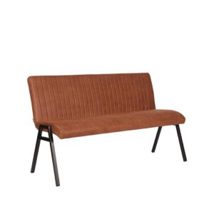 LABEL51 Eetkamerbanken Matz - Cognac - Microvezel - 145 cm