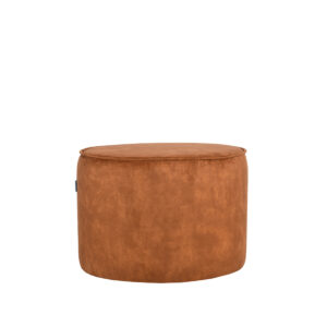 LABEL51 Poefs Tibo - Oker - Velours - 55 cm - Rond