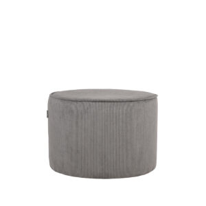 LABEL51 Poefs Tibo - Donkergrijs - Ribcord - One Size