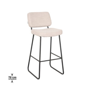 LABEL51 Barkruk Noah - Naturel - Boucle - Hoog