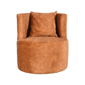 LABEL51 Fauteuil Evy - Oker - Velours - One Size