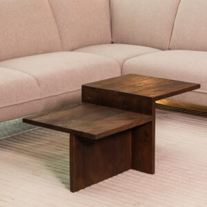 LABEL51 Salontafel Skip - Brown Espresso - Mangohout - 90 cm
