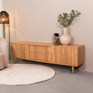 LABEL51 Tv-Meubels Jule - Naturel - Eiken - 200 cm