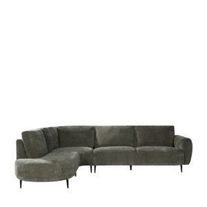 LABEL51 Hoekbank Milano - Hunter - Elite - Hoekbank Links
