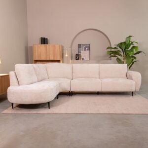 LABEL51 Hoekbank Milano - Naturel - Elite - Hoekbank Links