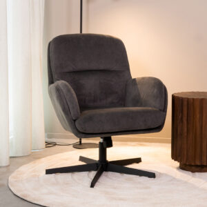 LABEL51 Fauteuil Moss - Antraciet - Cosmo - One Size