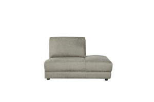 LABEL51 Bank Tivoli taupe micro suede ottomane rechts kopen
