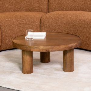LABEL51 Salontafel Elly - Nature Smooth - Mangohout - 70 cm