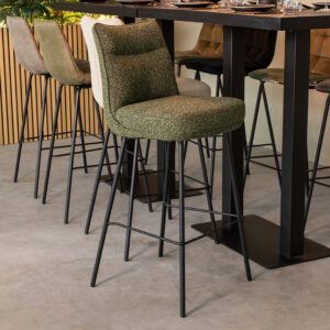LABEL51 Barkruk Lennon - Forest - Royal Boucle - Hoog