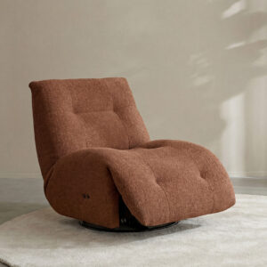 LABEL51 Fauteuil Relax and Recharge - Coral - Royal Boucle - Met Accu