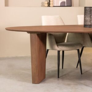 LABEL51 Eetkamertafel Wow - Nature Smooth - Mangohout - 300 cm