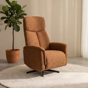 LABEL51 Fauteuil Helsinki - Coral - Royal Boucle - Manueel Verstelbaar