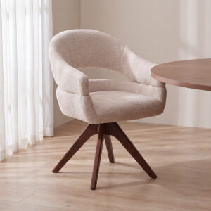 LABEL51 Eetkamerstoel Sofia naturel cremona espresso hout kopen