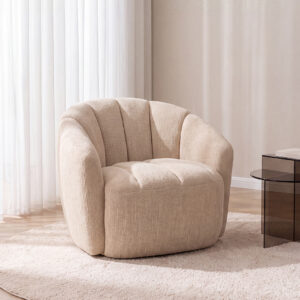 LABEL51 Fauteuil Marvito beige rustic weave kopen