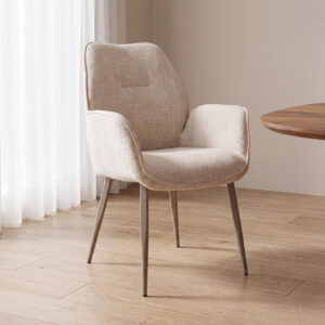 LABEL51 Eetkamerstoel Mayson naturel cremona taupe metaal kopen