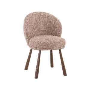LABEL51 Eetkamerstoel Haya blush pure weave walnoot metaal kopen