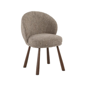 LABEL51 Eetkamerstoel Haya taupe pure weave walnoot metaal kopen