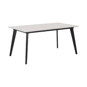 LABEL51 Eetkamertafel Japandi Slim beige marmer 160/200x100 cm kopen