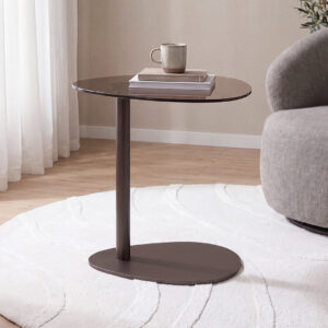 LABEL51 Bijzettafel Lilly brown metaal 48 cm kopen