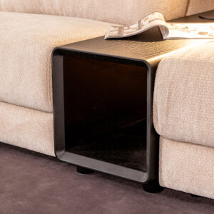 LABEL51 Bank Tivoli zwart eikenfineer console kopen